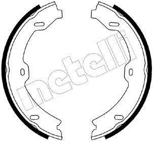 Гальмівні колодки ручного гальма Metelli 530247 (фото 1)