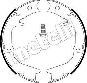 Гальмівні колодки ручного гальма Metelli 530265 (фото 1)