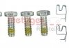 Колодки тормозные (передние) Opel Combo/Astra F 91-05/Corsa A/B 82-00/Vectra A 88-95/Daewoo Lanos 97 METZGER 1170015 (фото 5)