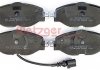 Колодки тормозные (передні) Audi A3/Q2/Q3/Seat/Skoda Octavia/Kodiaq/VW Golf/Passat B8 12- (+датчик) METZGER 1170411 (фото 2)