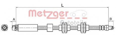 Автозапчасть METZGER 4110143 (фото 1)
