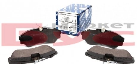 Колодки тормозные (передние) VW T4 91-03 LPR05P439, LP0668, 140880700,, FVR785 MEYLE 025 201 2419 (фото 1)