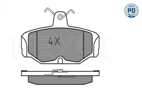 Колодки гальмівні FORD T. SCORPIO 1,8-2,9 84-BEZ CZUJNIKA MEYLE 0252098113PD (фото 1)