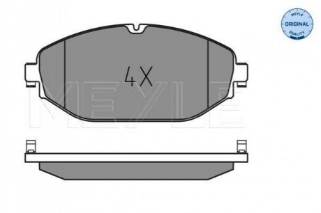 Комплект гальмівних колодок MEYLE 025 220 7619 (фото 1)