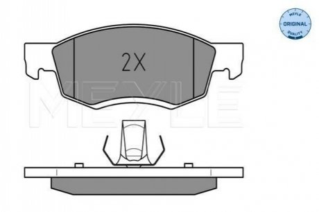 Комплект гальмівних колодок MEYLE 025 246 7318 (фото 1)