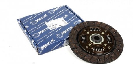 Диск сцепления VW GOLF I-III, JETTA I-II, POLO, 74-99, 1,1-1,3-1,4 MEYLE 117 190 1001 (фото 1)