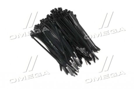 Хомут пластиковый 4,8 х200мм. черный (100шт) (Cofil) MIKALOR CABLE TIE 4,8х200 (фото 1)