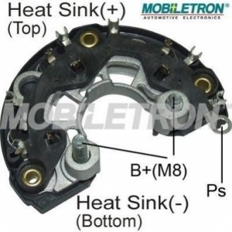 Диодный мост генератора MOBILETRON RB117H (фото 1)