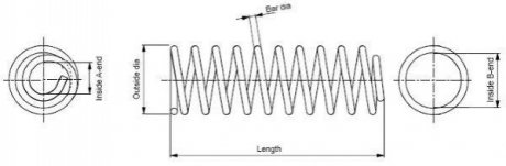 Пружина MONROE SE3391 (фото 1)