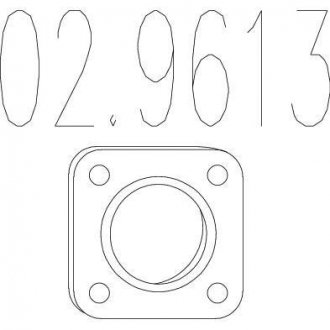 Монтажне кольцо MTS 02.9613 (фото 1)