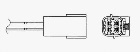 Датчик NGK 1434 (фото 1)
