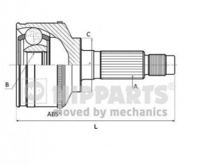 ШРУС NIPPARTS J2820513 (фото 1)