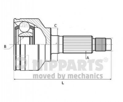 ШРУС NIPPARTS J2821007 (фото 1)