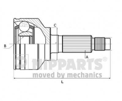 ШРУС NIPPARTS J2830502 (фото 1)