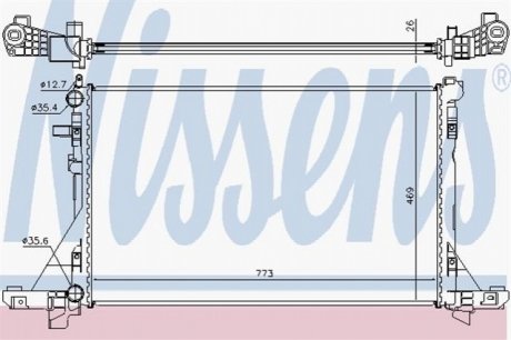 Радіатор NISSENS 630732 (фото 1)