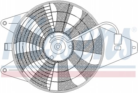Вентилятор радіатора NISSENS 85375 (фото 1)