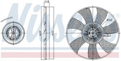 Віскомуфта NISSENS 86220 (фото 1)