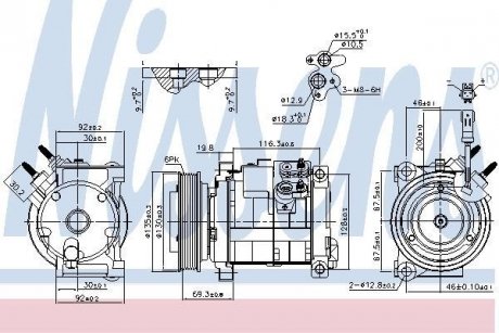 KOMPRESOR KLIMAT. NISSENS 890152 (фото 1)