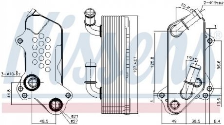 Охолоджувач мастила NISSENS 91126 (фото 1)