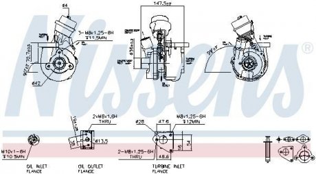 TURBOSPRКЇARKA OPEL ASTRA H 04- NISSENS 93226 (фото 1)