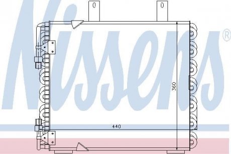Радиатор кондиціонера NISSENS 94172 (фото 1)