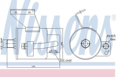 Осушувач кондиціонера NISSENS 95182 (фото 1)