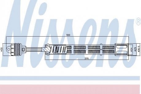 Осушувач кондиціонера NISSENS 95322 (фото 1)