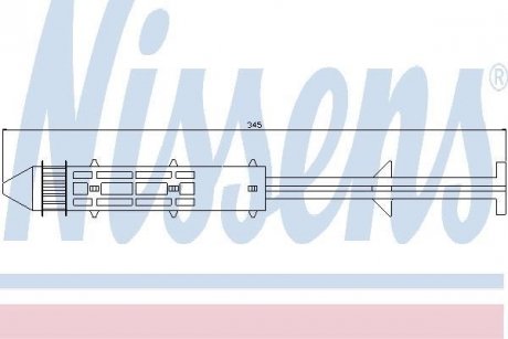 Осушувач,кондиционер NISSENS 95326 (фото 1)