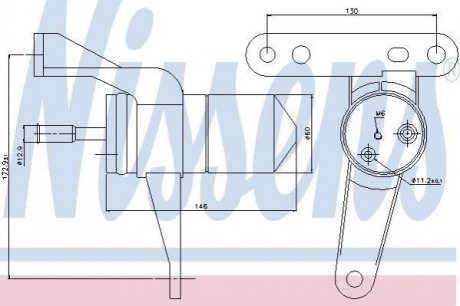 Осушувач кондицiонера NISSENS 95471 (фото 1)