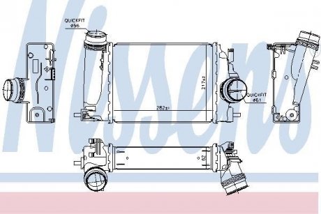 Интеркулер NISSENS 961122 (фото 1)