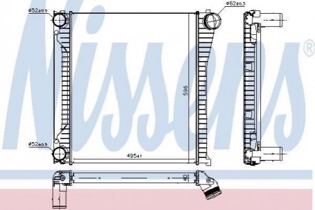 Интеркулер NISSENS 96136 (фото 1)