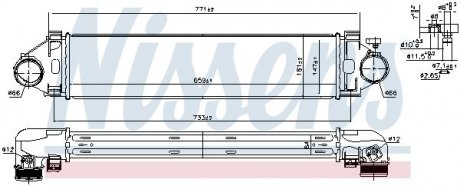 Интеркулер VOLVO NISSENS 961501 (фото 1)