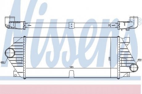 Интеркулер NISSENS 96206 (фото 1)