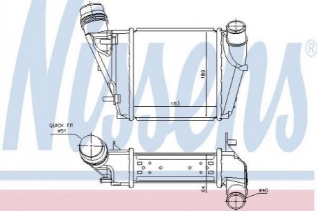 Интеркулер NISSENS 96410 (фото 1)