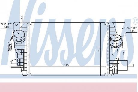 Інтеркулер NISSENS 96574 (фото 1)