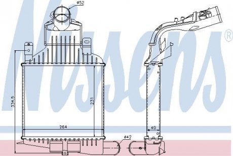 Інтеркулер NISSENS 96591 (фото 1)