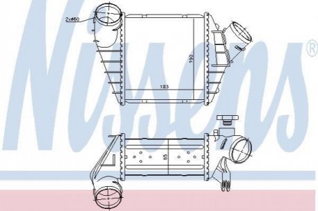 Інтеркулер NISSENS 96759 (фото 1)