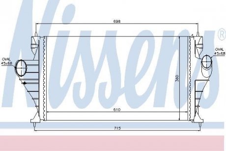 Інтеркулер NISSENS 96853 (фото 1)