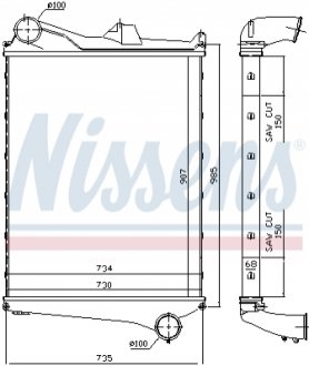 Интеркулер NISSENS 97006 (фото 1)