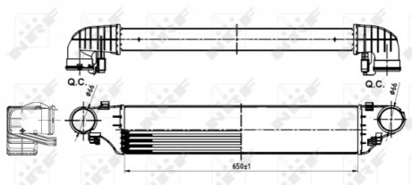 Інтеркулер NRF 30164A (фото 1)