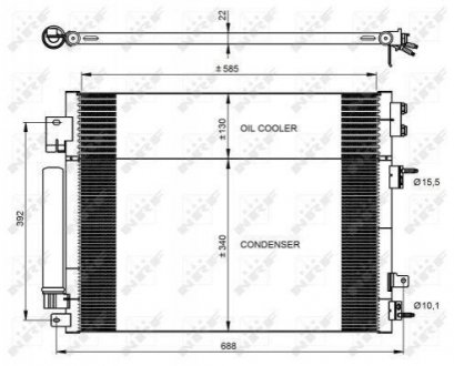 Конденсатор NRF 350088 (фото 1)