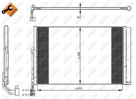 Конденсатор NRF 350324 (фото 1)