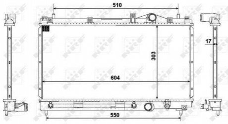 Радиатор NRF 50332 (фото 1)