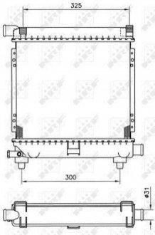 Радиатор NRF 507662 (фото 1)