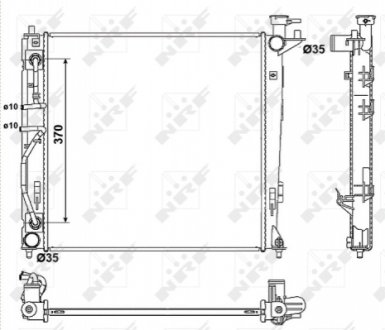 Радиатор NRF 53053 (фото 1)