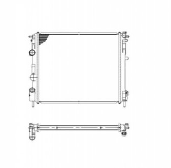 Радиатор NRF 53210 (фото 1)