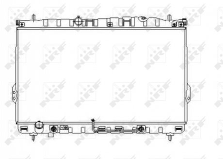 Радиатор NRF 53354 (фото 1)