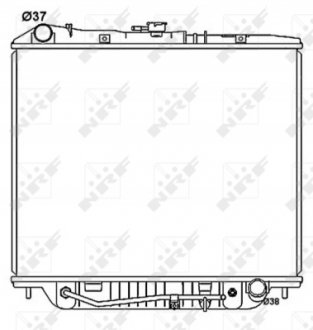 Радіатор NRF 53516 (фото 1)