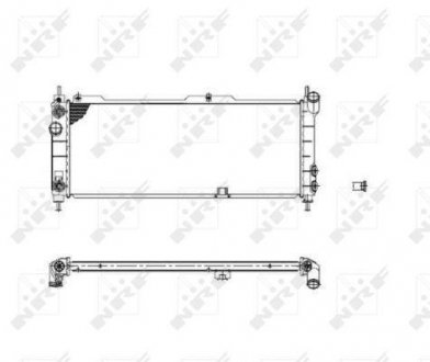 Радіатор NRF 53631 (фото 1)