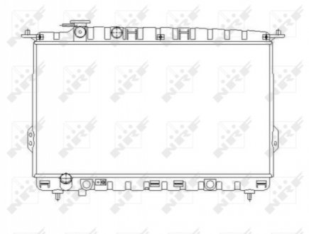 Радиатор NRF 53642 (фото 1)